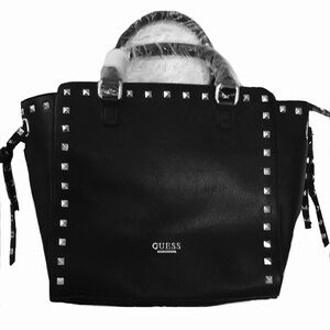 Guess Black Purse with Silver Studs